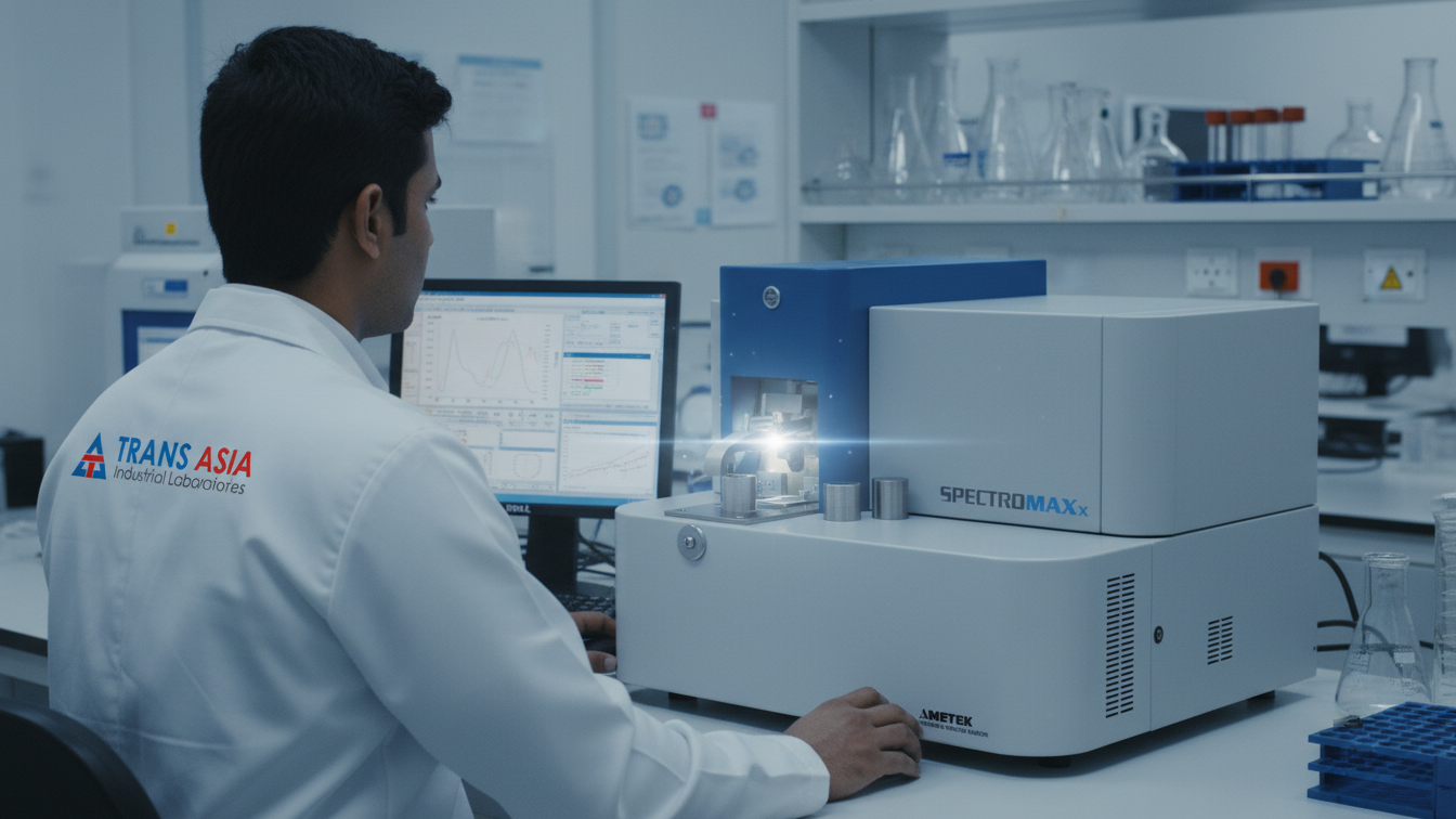 Chemical Testing, OES Machine, Optical Emission Spectroscope, material testing