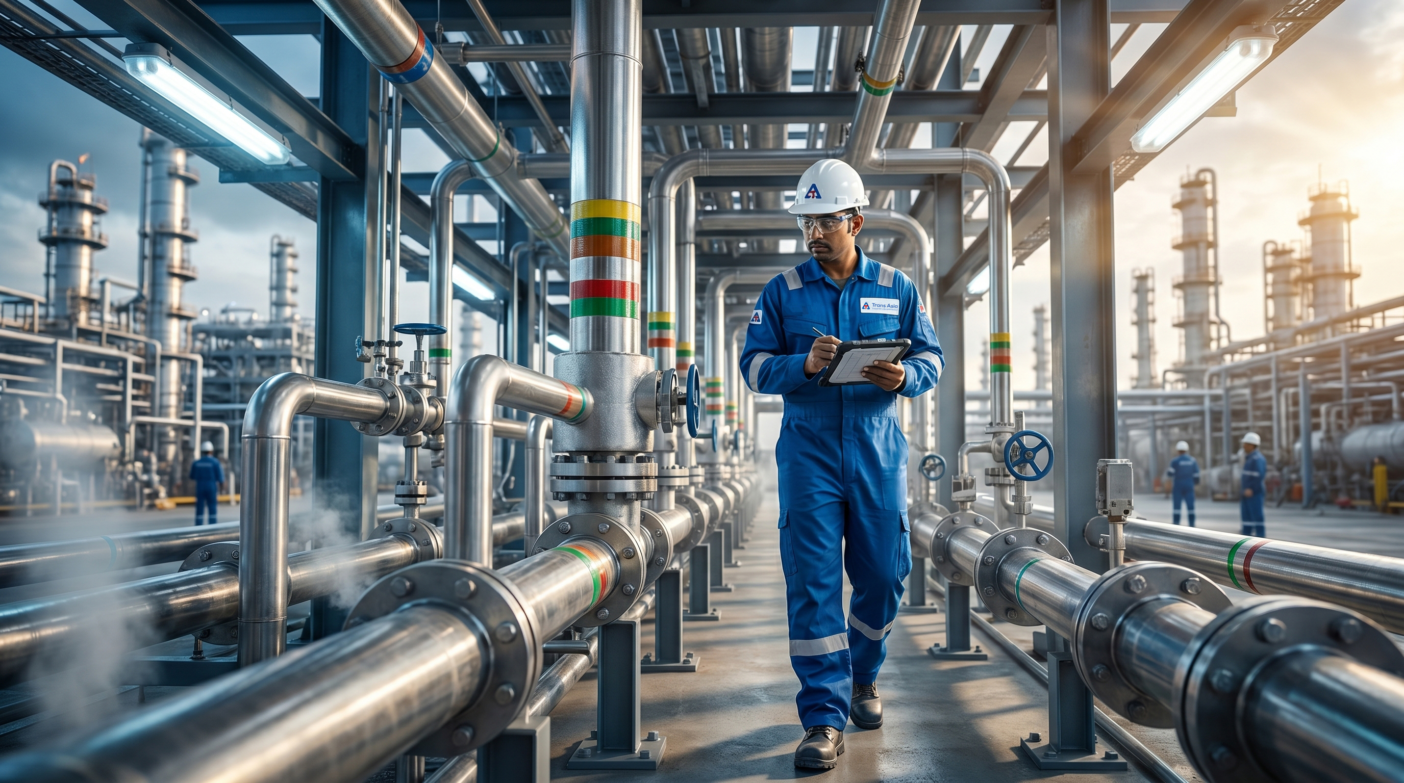 Asset Integrity, Fitness for Service, FFS, API Inspection, Plant inspection, shut down inspection, turn around, piping inspection, tank inspection, pressure vessel inspection, RBI, risk based inspection, in-service inspection, new construction inspection, condition monitoring