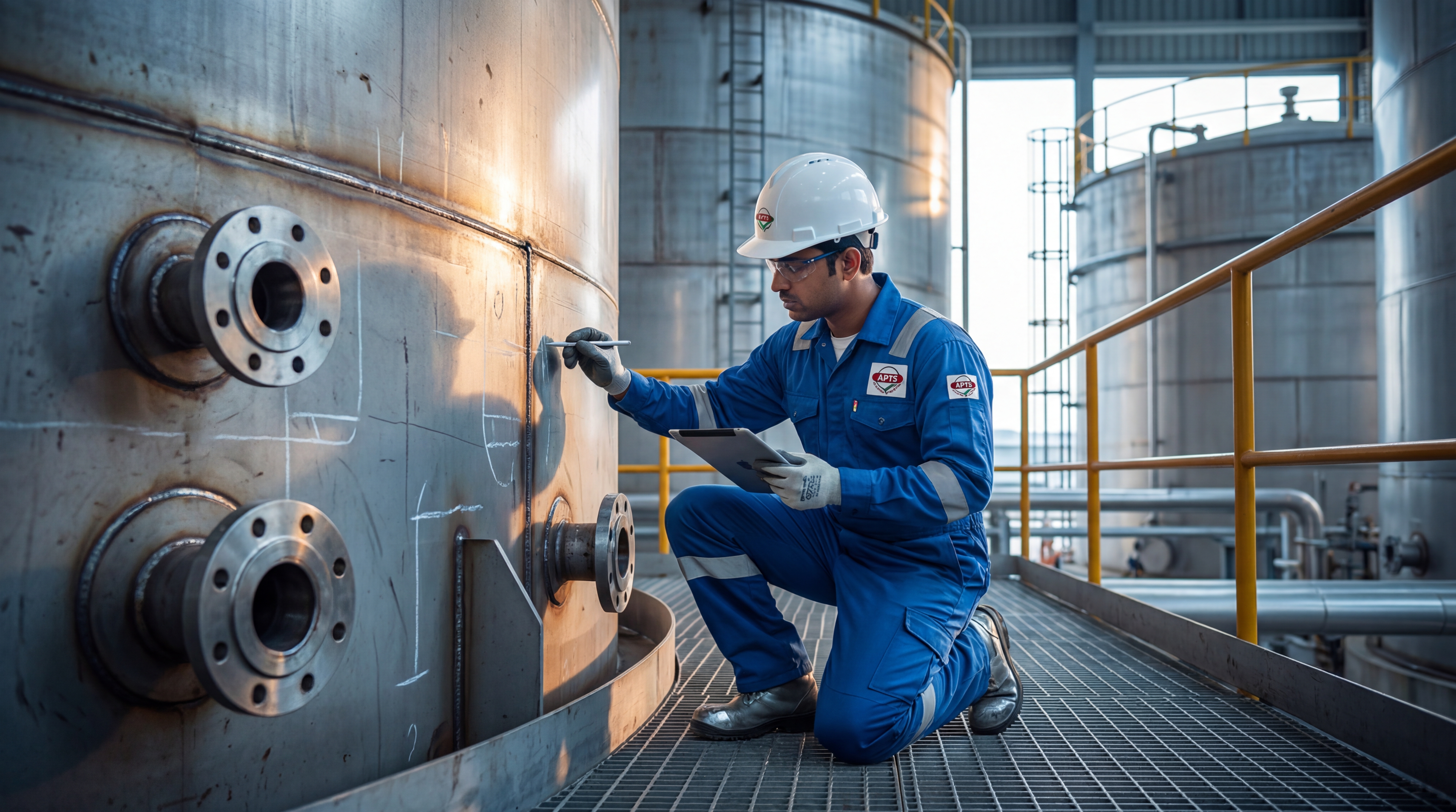 Welding inspection, quality inspection, qc inspection, coating inspection, painting inspection, asset Integrity, Fitness for Service, FFS, API Inspection, Plant inspection, shut down inspection, turn around, piping inspection, tank inspection, pressure vessel inspection, RBI, risk based inspection, in-service inspection, new construction inspection, condition monitoring